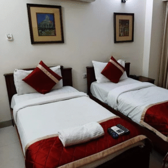 2 Single beds 2 Pax Allowed in this Room