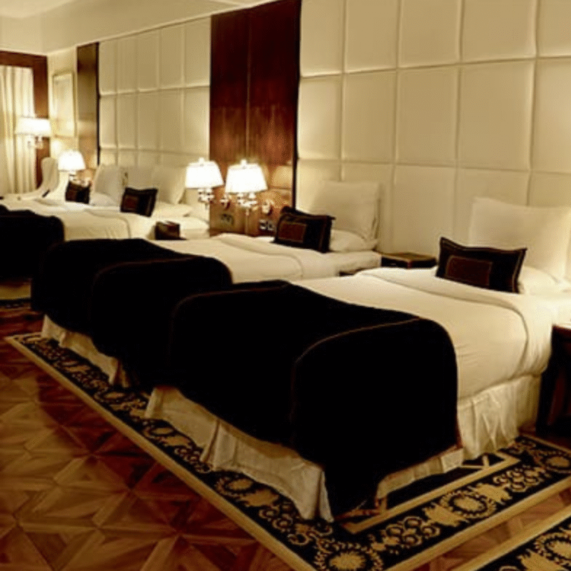 “Deluxe AC room with temple view, hot water geyser, 4 adults at Gouri Sadan & Ganga Sadan Srisailam”